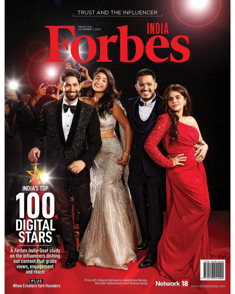 Aakanksha Monga on Forbes India's Cover!