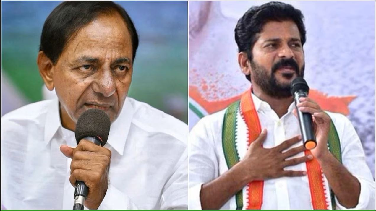 K. Chandrashekar Rao and Revanth Reddy